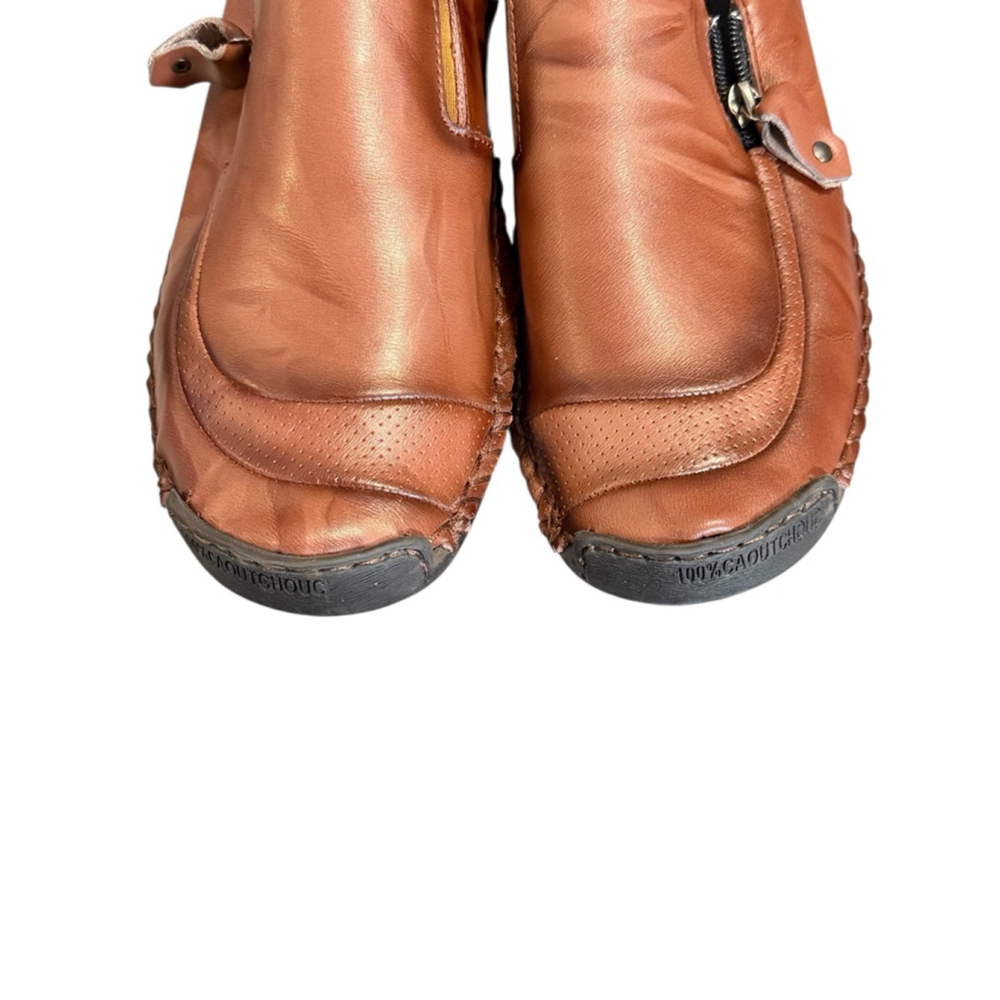 Walk Hero Rubber Brown Faux Leather Slip On Comfort Loafers EU 47 US 13-13.5 - Picture 6 of 11